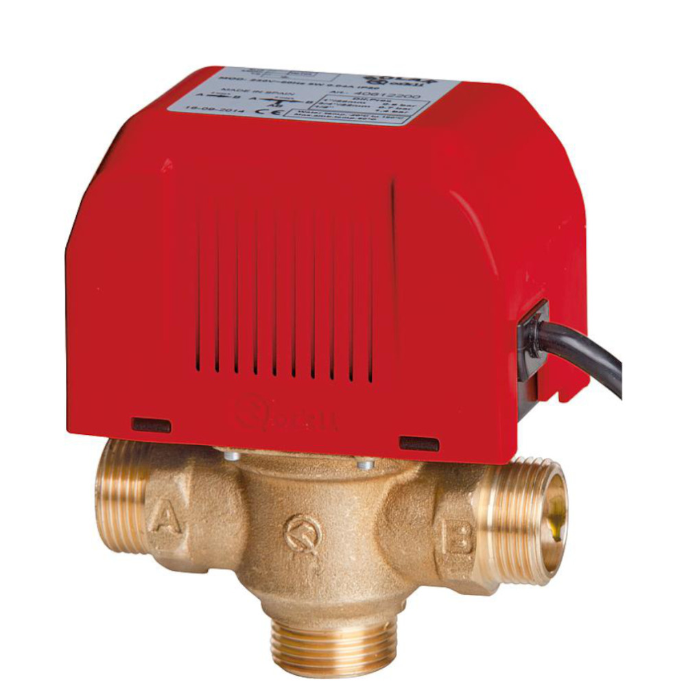 3-Wege-Ventil-01 Orkli Drei-Wege-Zonenventil IG oder AG mit Motor Umschaltventil Dreiwegeventil