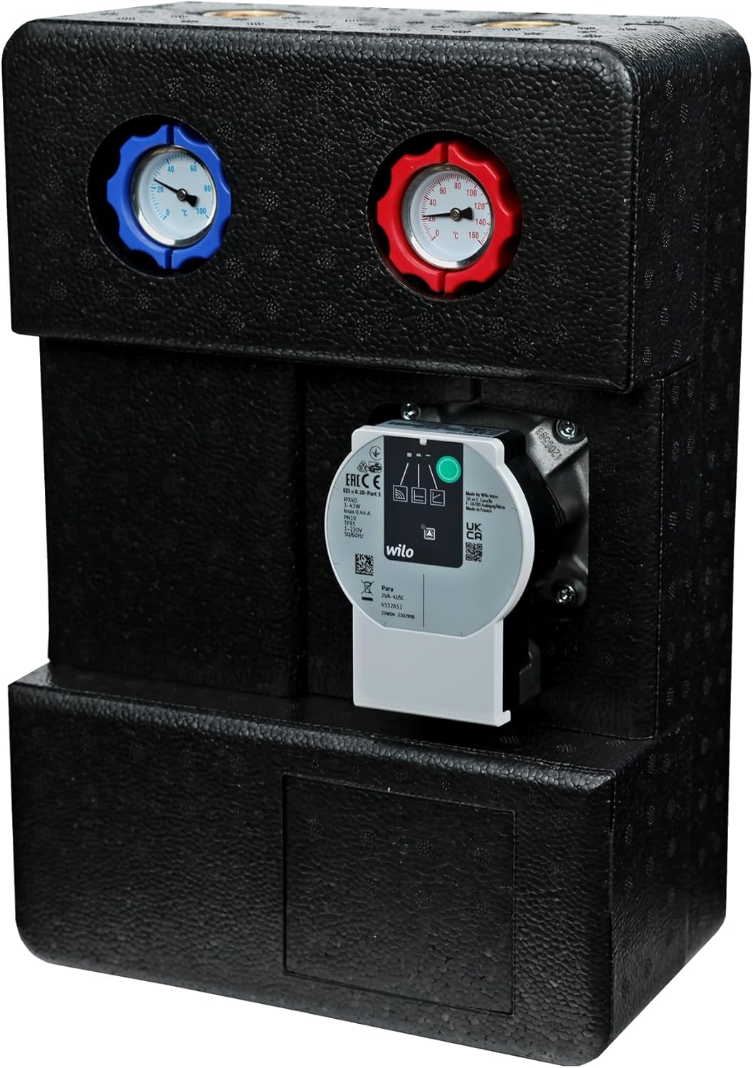 Pumpengruppe Heizkreisset ohne Drei-Wege-Mischer und Stellmotor DN25