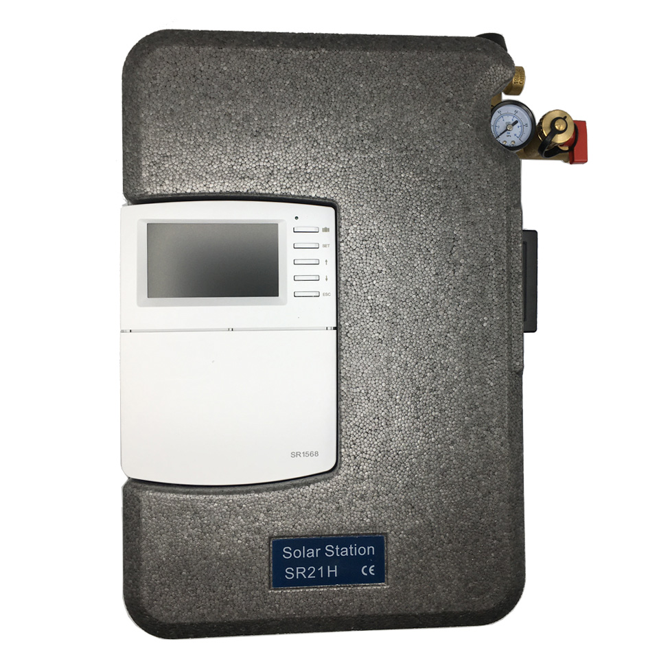 SR21H-f-Z Solarstation SR21H – inkl. SR1568 Solarsteuerung und Shinhoo Solar GPA20-8-130 Hocheffizienzpumpe