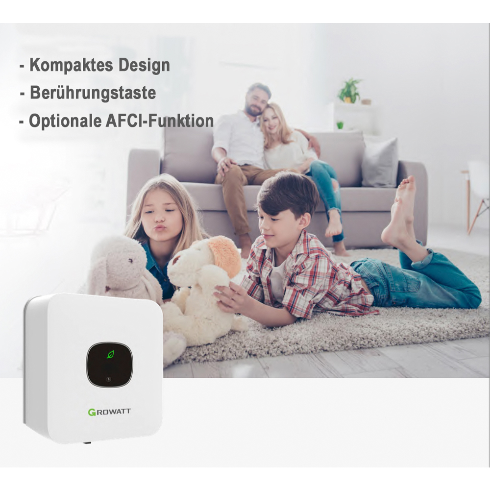 GROWATT Wechselrichter MIC 1500TL-X Solar Micro Inverter Balkonkraftwerke - 0% MwSt.