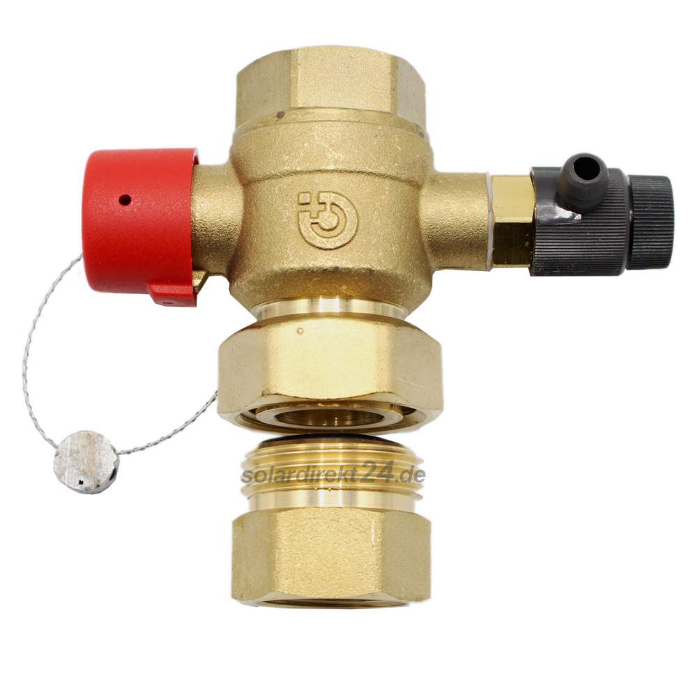 Caleffi Kappenventil 3/4 oder 1 Zoll Absperrventil Entleerungsventil Wartungsventil