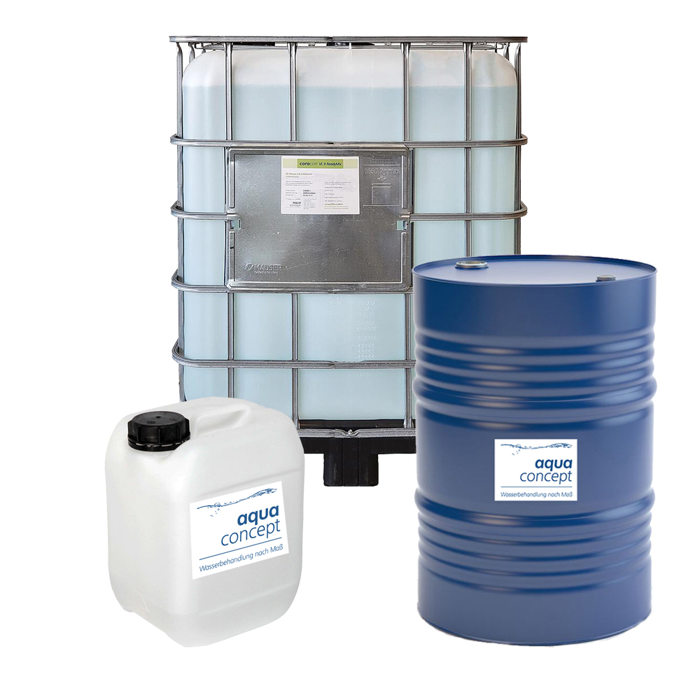 coracon® VE 9 ReadyMix – Gebrauchsfertiges Heizungswasser VE-Basis Korrosionsschutz VDI 2035 konform für salzarme Fahrweise