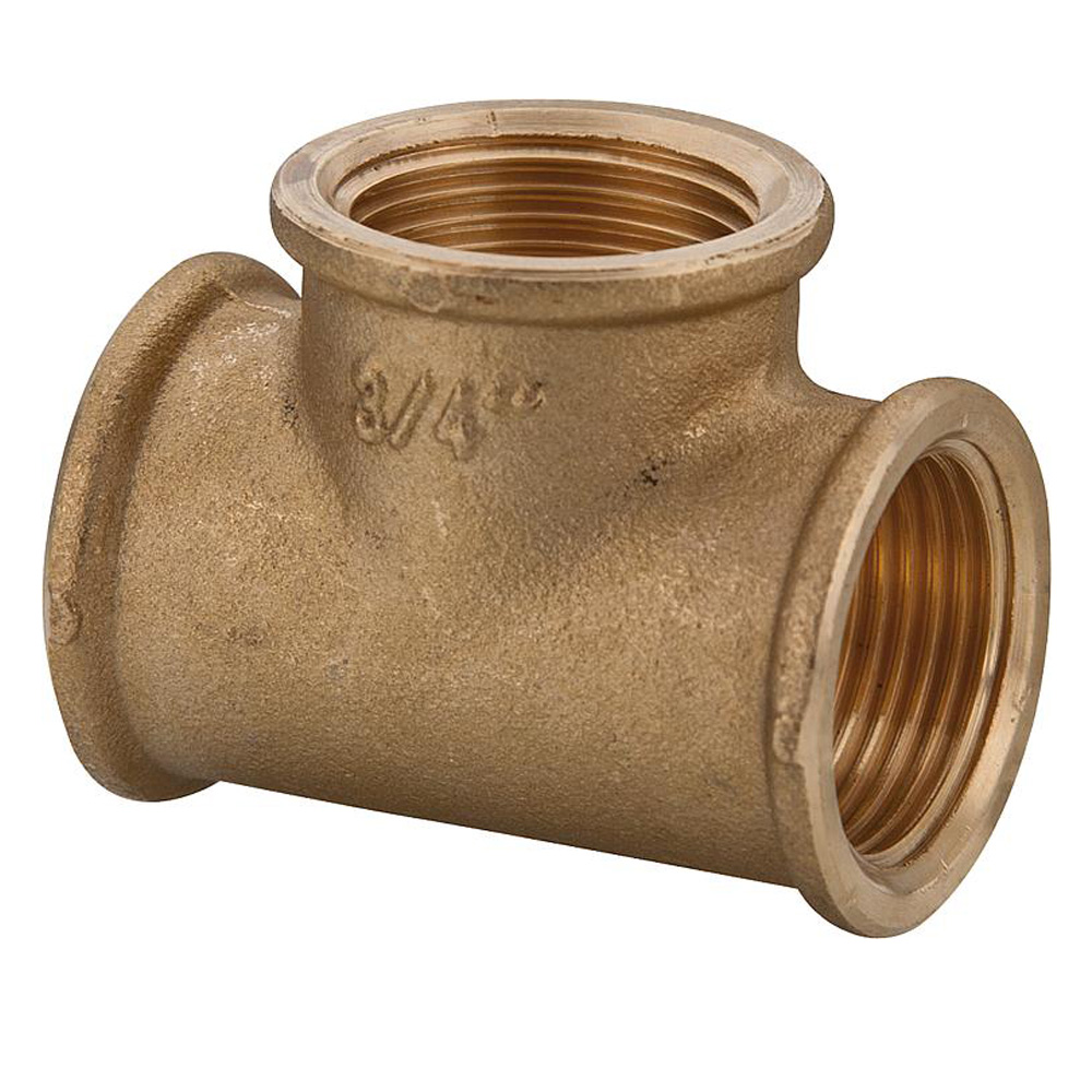 9008107-01 Messing T-Stück 3/8" - DN10 - Innengewinde