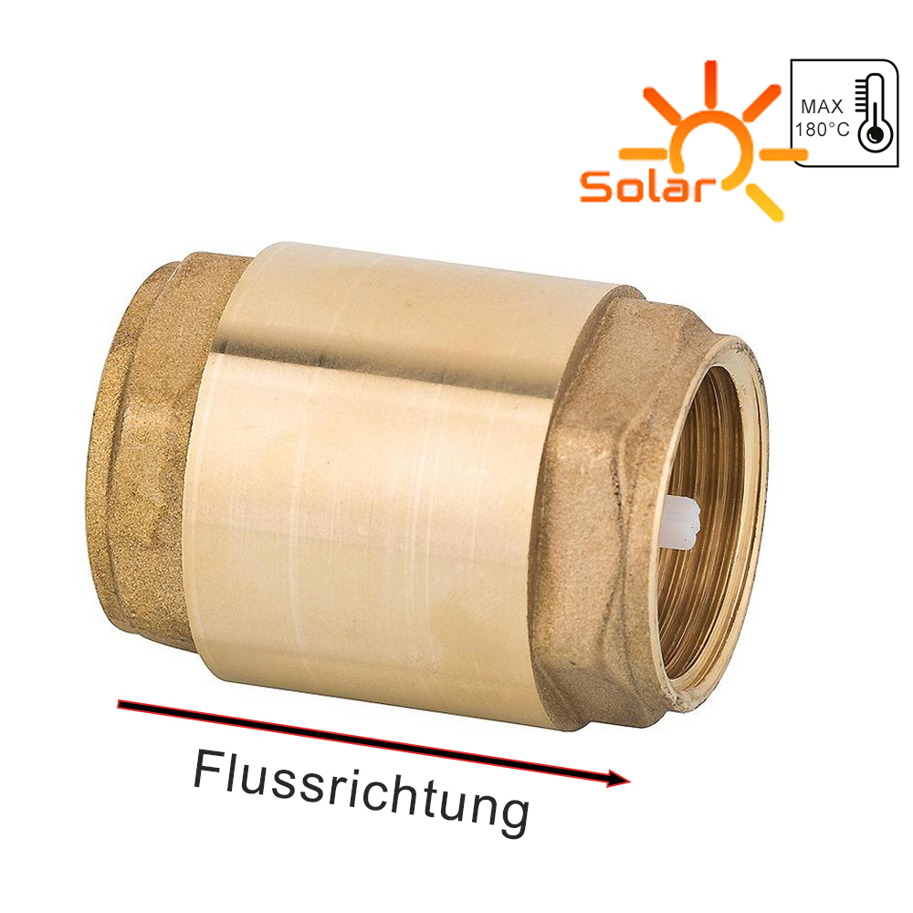 3/4 Zoll Rückschlagventil IG / IG 150 °C Schwerkraftbremse Rückflusssperre