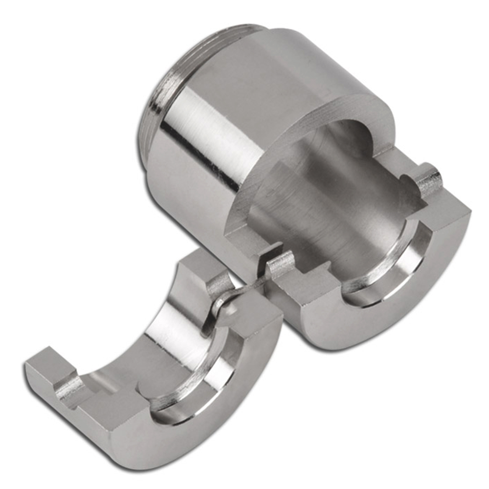 Klemmbacken DN16 / DN20 / DN25 für Flansch-Schlagwerkzeug – Stahlbacken zur Bördelherstellung von Solar- & Edelstahlwellrohren – Zubehör für Profi-Schlagwerkzeug