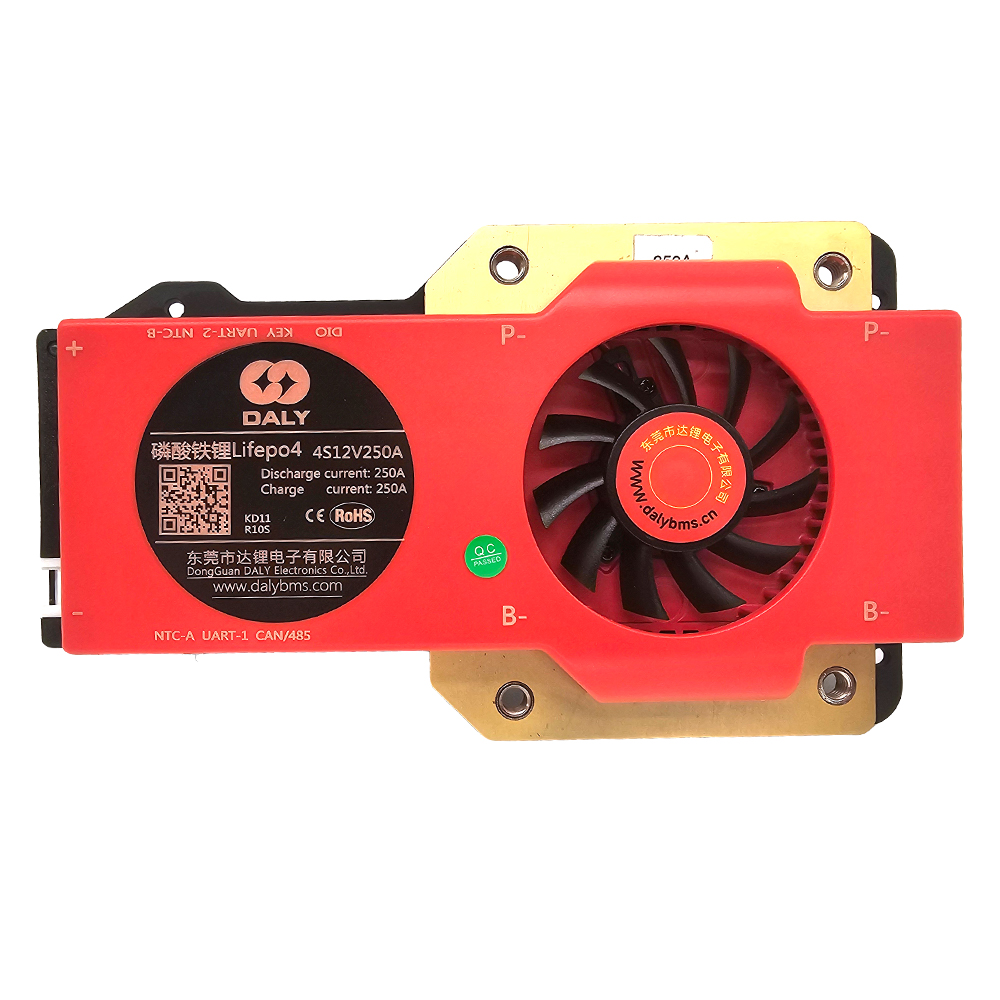 DALY Smart BMS LiFePO4 4S 12V 250A Battery Protection Board UART/RS485/CAN Balancing USB Bluetooth - 0% MwSt.