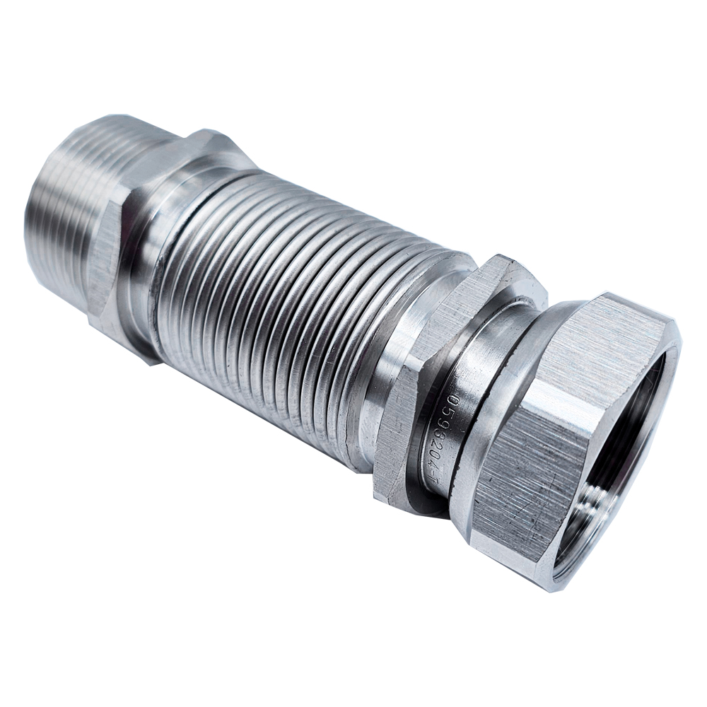 Edelstahlwellrohr 1 1/4" IG/AG – ausziehbar 110–210 mm – Edelstahl AISI 316L – formstabil, flexibel, inkl. Dichtungen – für Heizung, Solar, Industrie Edelstahlwellrohr 1 1/4" IG/AG – ausziehbar 110–210 mm – Edelstahl AISI 316L – formstabil, flexibel, inkl. Dichtungen – für Heizung, Solar, Industrie