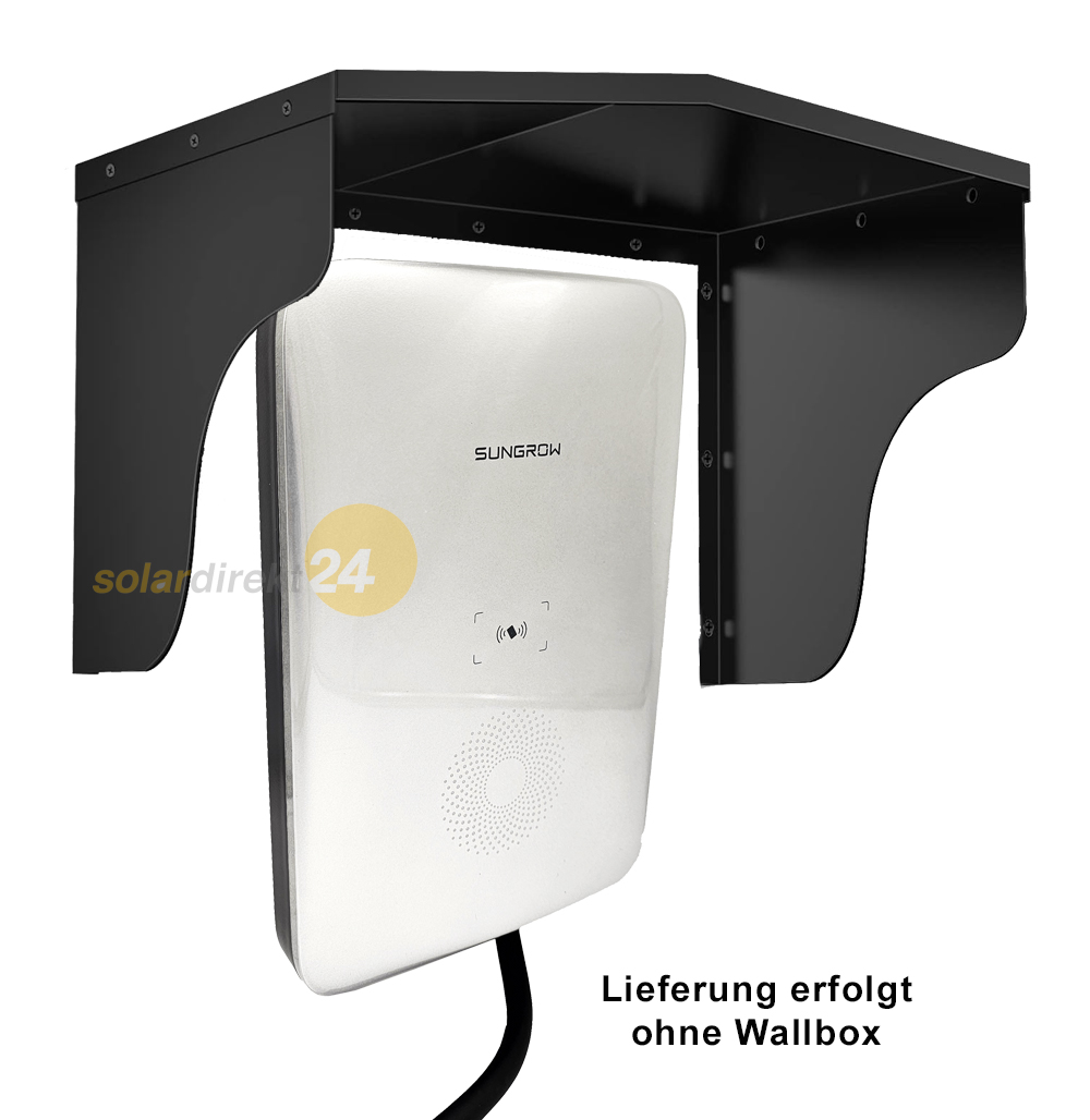 Wallbox Wetterschutz Übderdachung Schutzdach Regenschutz e-Auto Ladestation Wallbox Wetterschutz Übderdachung Schutzdach Regenschutz e-Auto Ladestation
