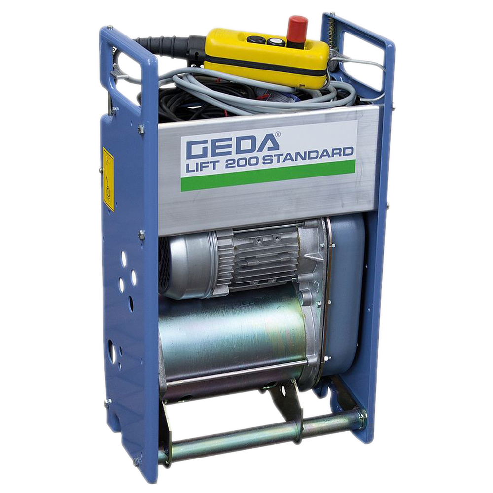 Mietgerät - Gedalift 200 - 16m Dachdeckeraufzug Schrägaufzug - Wochenendtarif