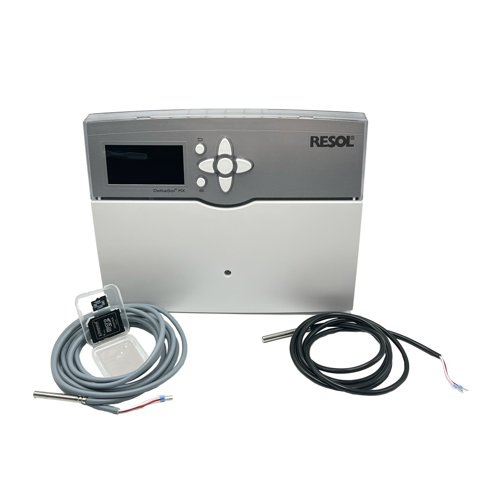 11599210_04 Solarsteuerung Resol DeltaSol MX (inkl. 2 x FKP6 - 4 x FRP6) - Komplettpaket