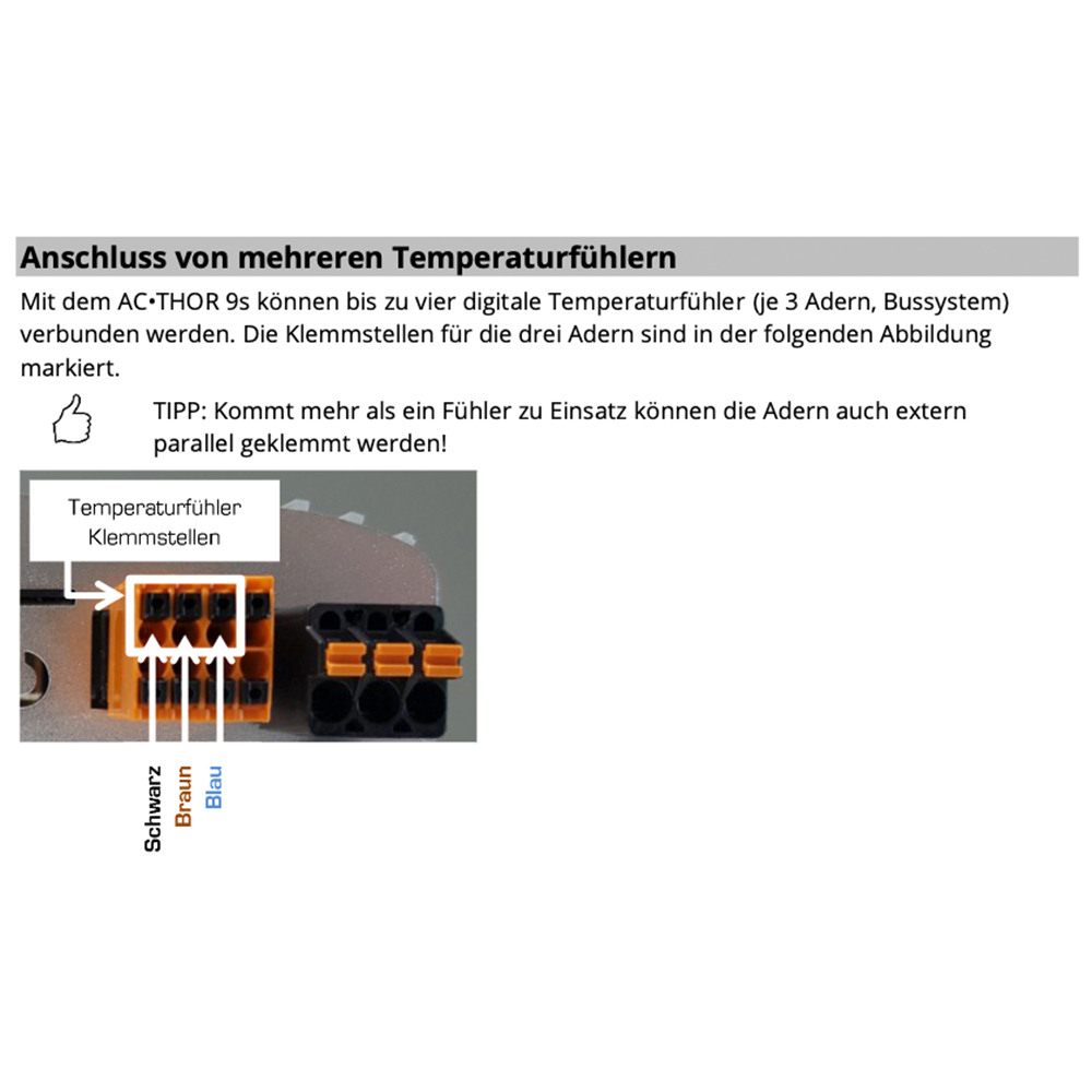 MyPV digitaler Temperatursensor 5m für AC-Thor oder Thor 9s Temperaturfühler  MyPV digitaler Temperatursensor 5m für AC-Thor oder Thor 9s Temperaturfühler