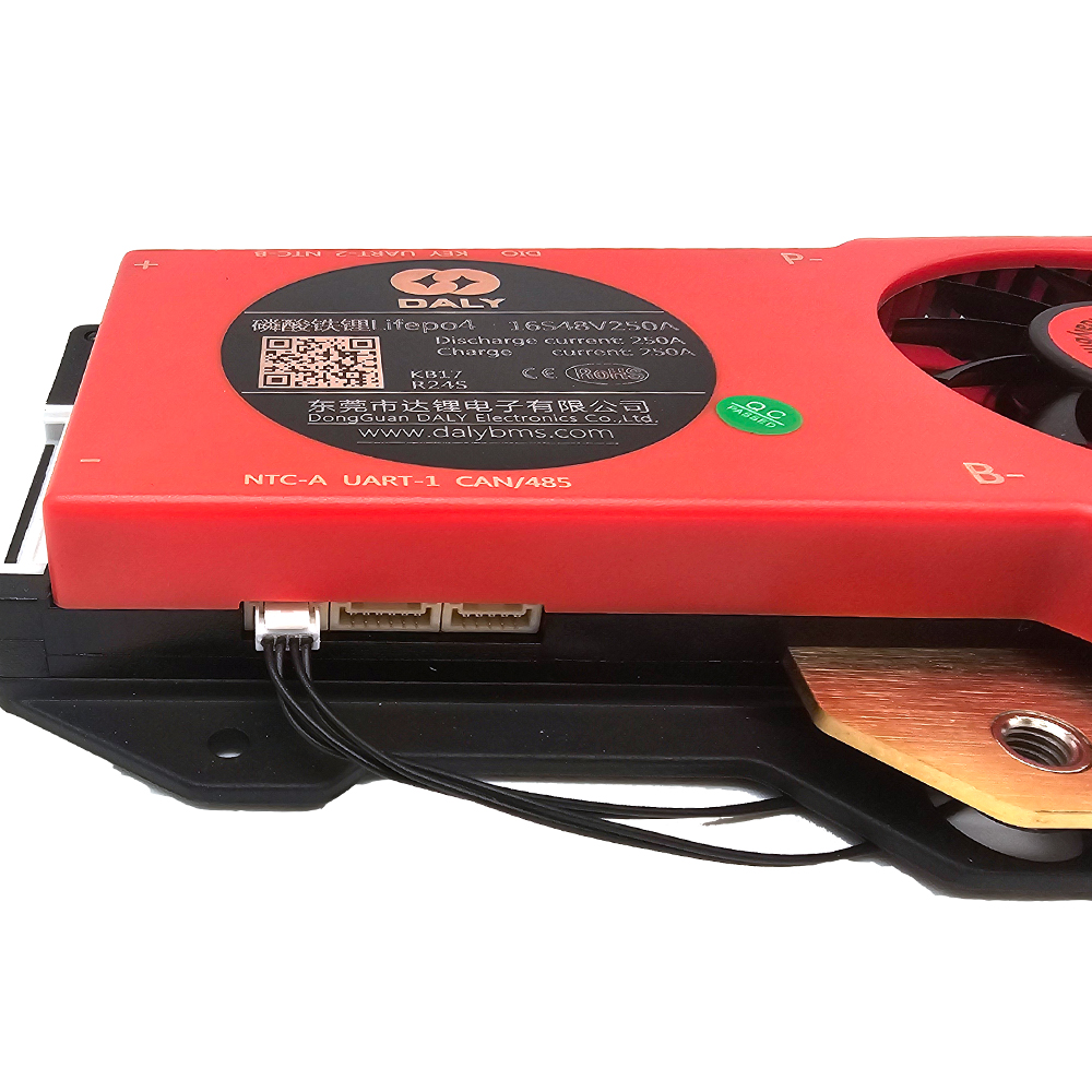 DALY Smart BMS LiFePO4 16S 48V 250A Battery Protection Board UART/RS485/CAN Balancing USB Bluetooth - 0% MwSt.