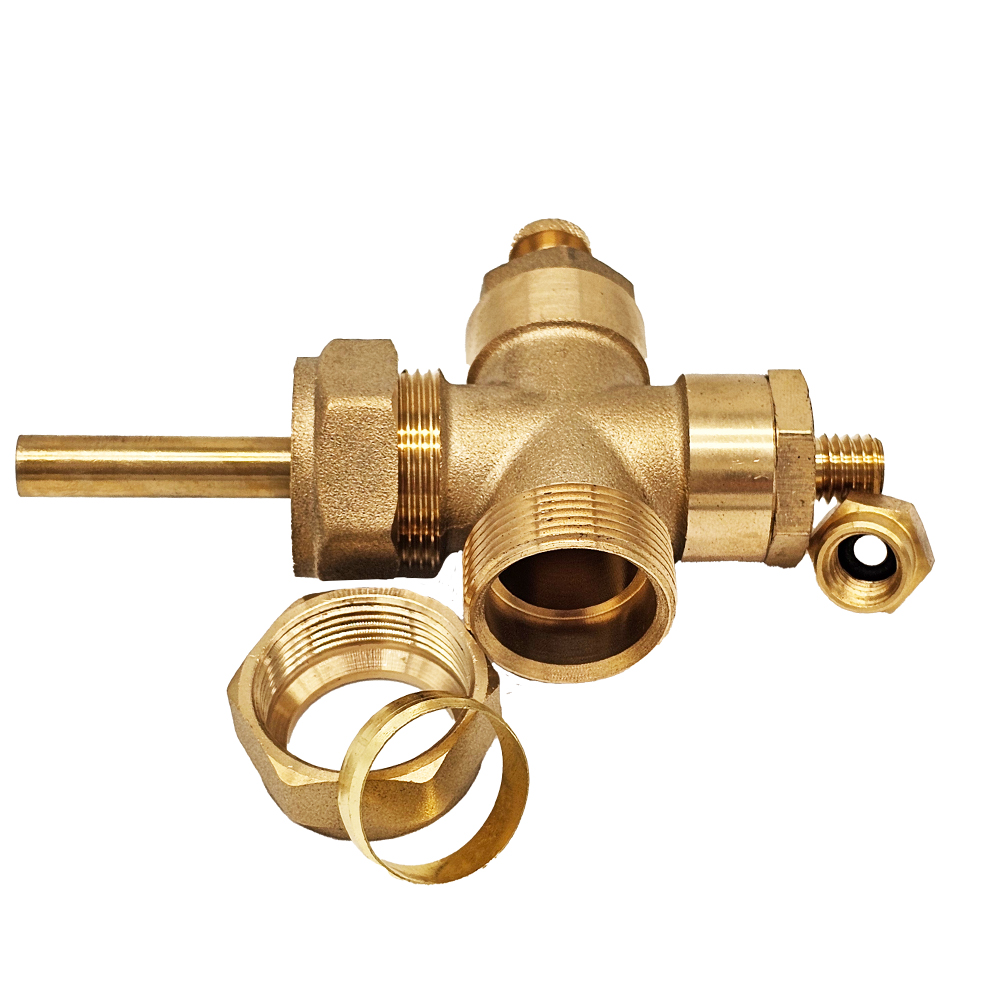 3tlg. Kollektor-Anschluss Set Ø 22mm für 2 Solar Kollektoren Verbinder T-Stück Winkel 3tlg. Kollektor-Anschluss Set Ø 22mm für 2 Solar Kollektoren Verbinder T-Stück Winkel