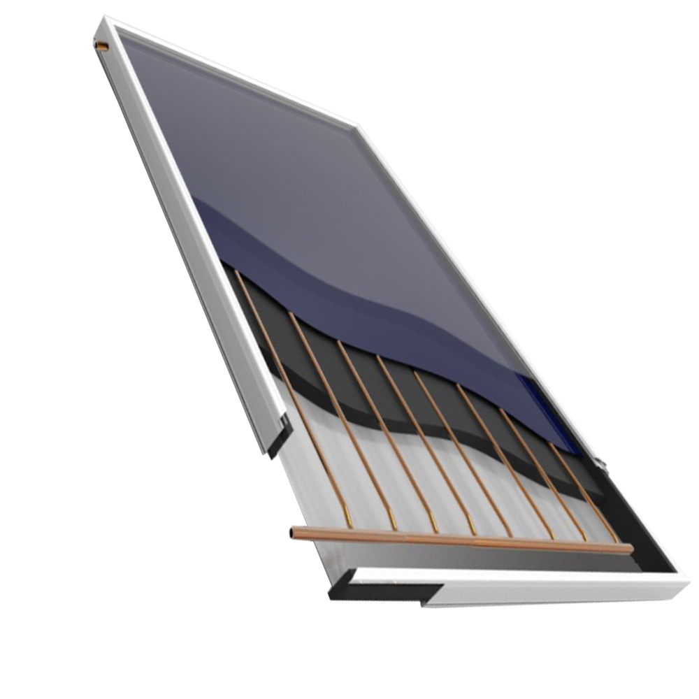 Solarthermie Basic Paket – Linuo Ritter Flachkollektoren – 6,0m² – Aufdachmontage