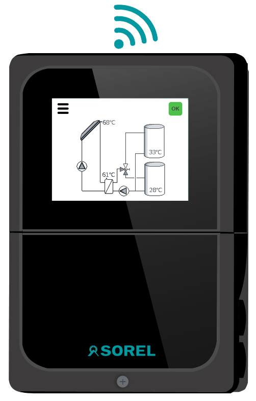 SOREL Solarsteuerung Solarregler Temperaturdifferenzsteuerung TDC SMART ADVANCE (ohne Fühler)