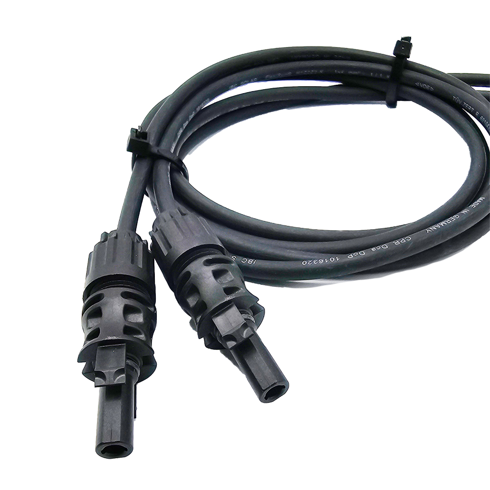 Solar Verlängerungskabel mit MC4-Steckverbindern – IBC FlexiSun 1x4mm² Schwarz - 0% MwSt.