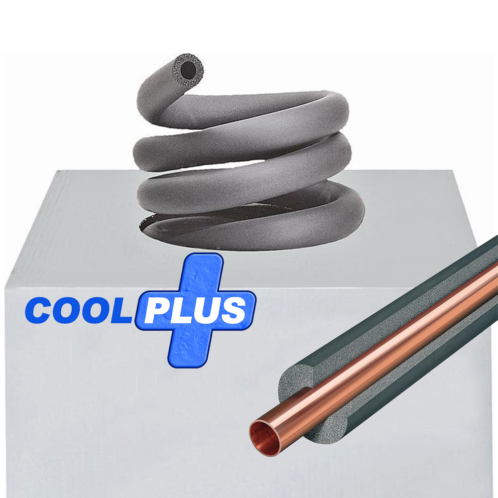 Coolplus Isolierschlauch – Flexible Kautschuk-Isolierung für Rohrleitungen (verschiedene Größen)