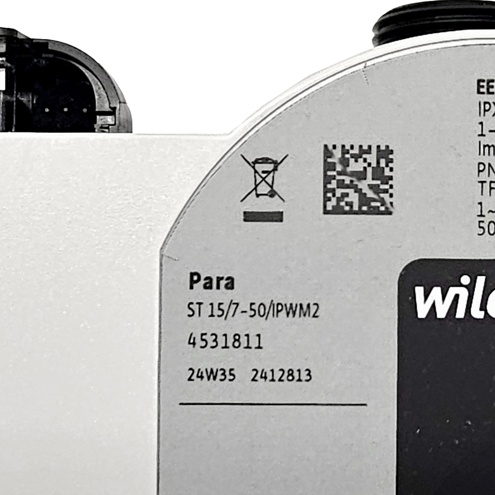 WILO Hocheffizienzpumpe Yonos Para ST15/7 IPWM2 Solarpumpe Umwälzpumpe