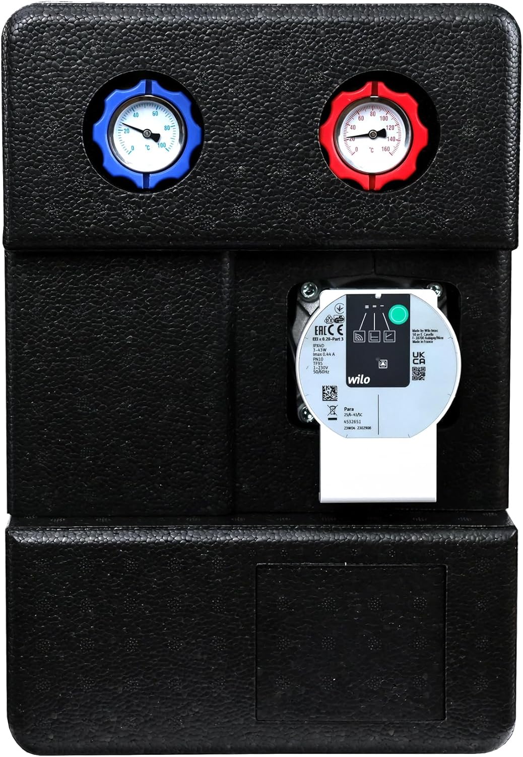 Pumpengruppe Heizkreisset ohne Drei-Wege-Mischer und Stellmotor DN25