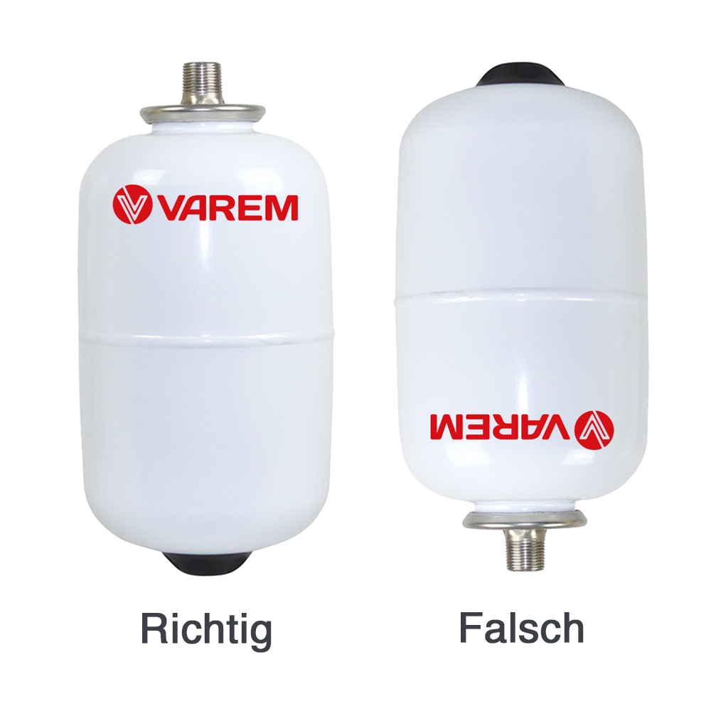 0,16 L - 40 L Varem Ausdehnungsgefäß Extravarem LC CE Heizung Trinkwasser