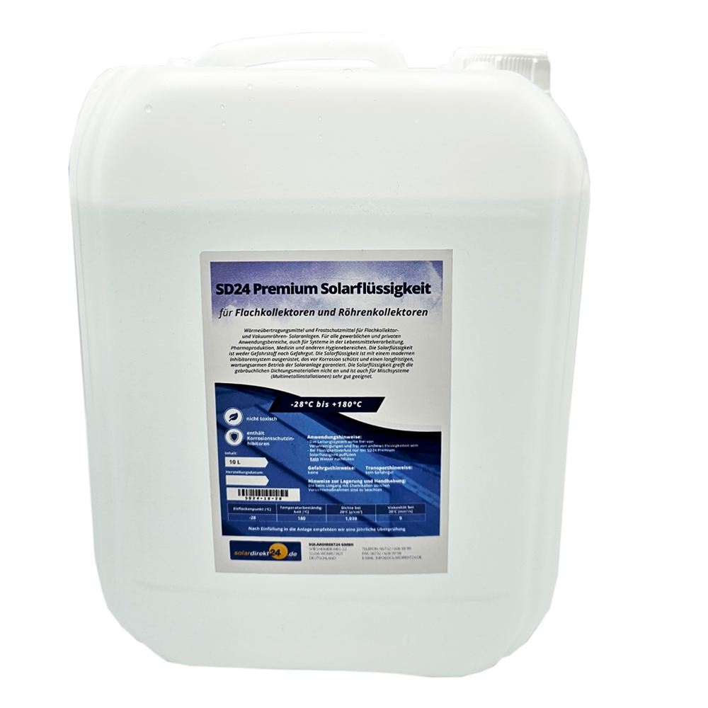 Solarflüssigkeit Wärmeträgermedium Solarliquid bis -28°C