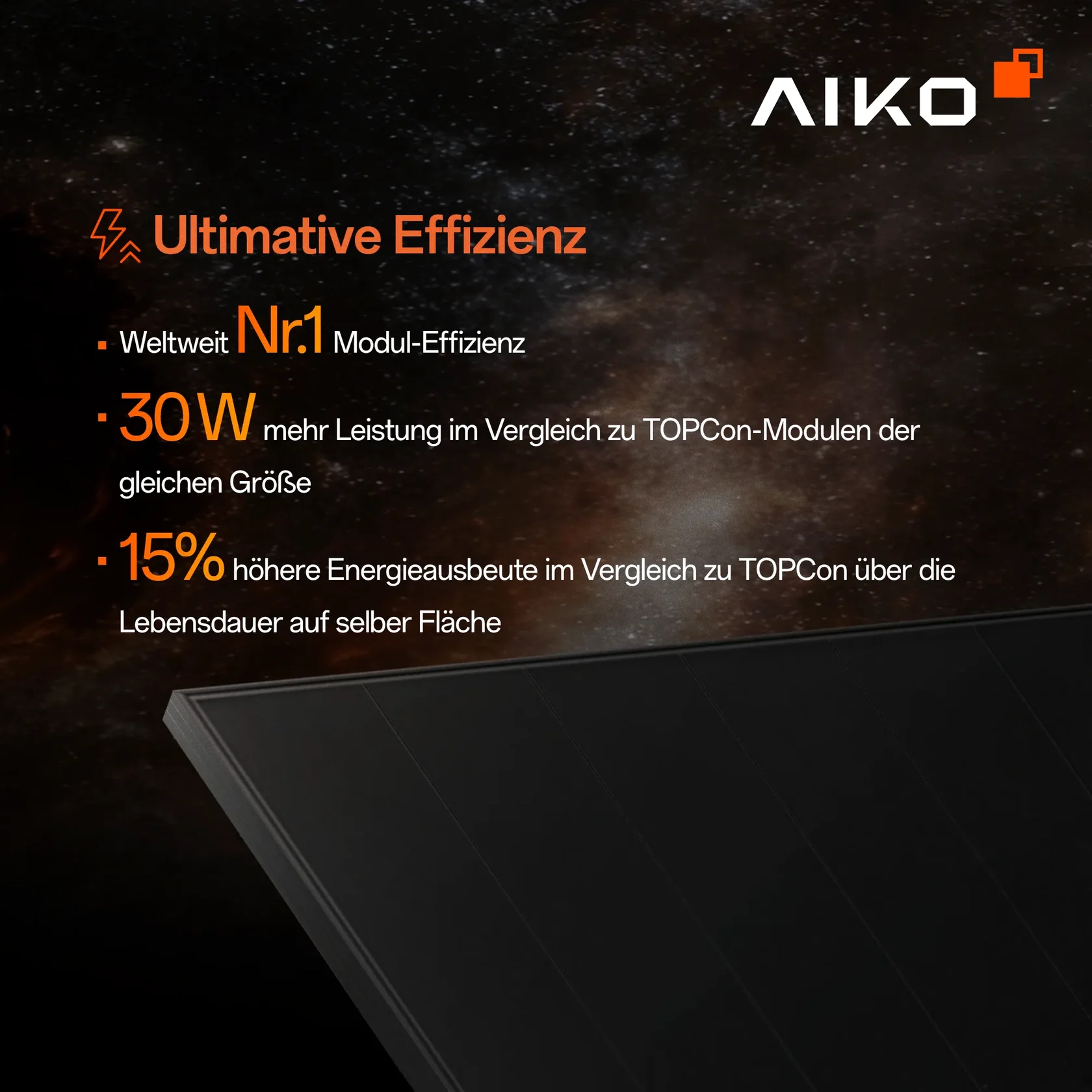 AIKO Solar Solarmodul 475W Dual Glass Full Black Modul AIKO-A475-MCE54Db Neostar 3S+
