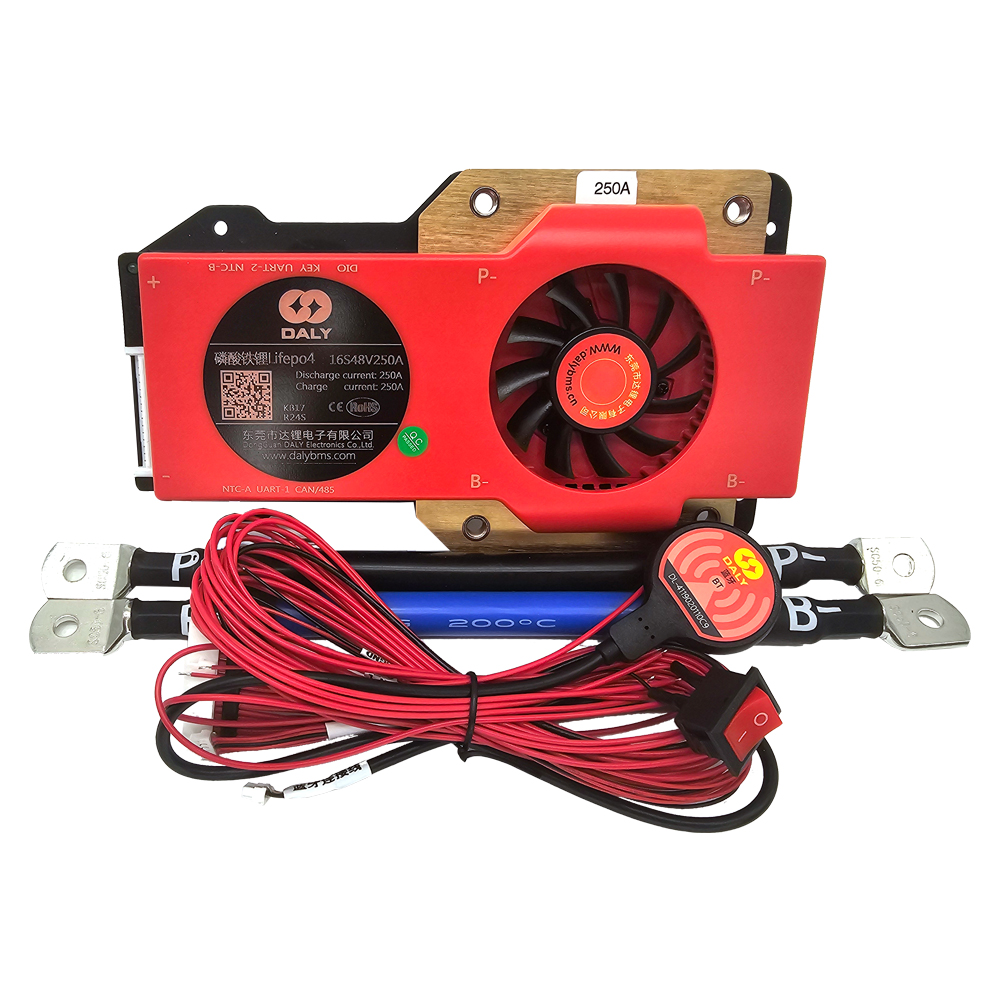 DALY Smart BMS LiFePO4 16S 48V 250A Battery Protection Board UART/RS485/CAN Balancing USB Bluetooth - 0% MwSt. DALY Smart BMS LiFePO4 16S 48V 250A Battery Protection Board UART/RS485/CAN Balancing USB Bluetooth - 0% MwSt.