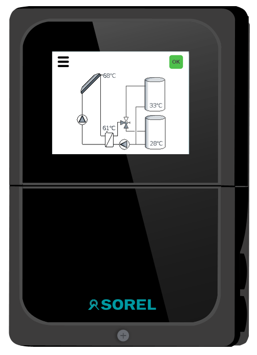 SOREL Solarsteuerung Solarregler Temperaturdifferenzsteuerung TDC SMART ADVANCE (ohne Fühler)