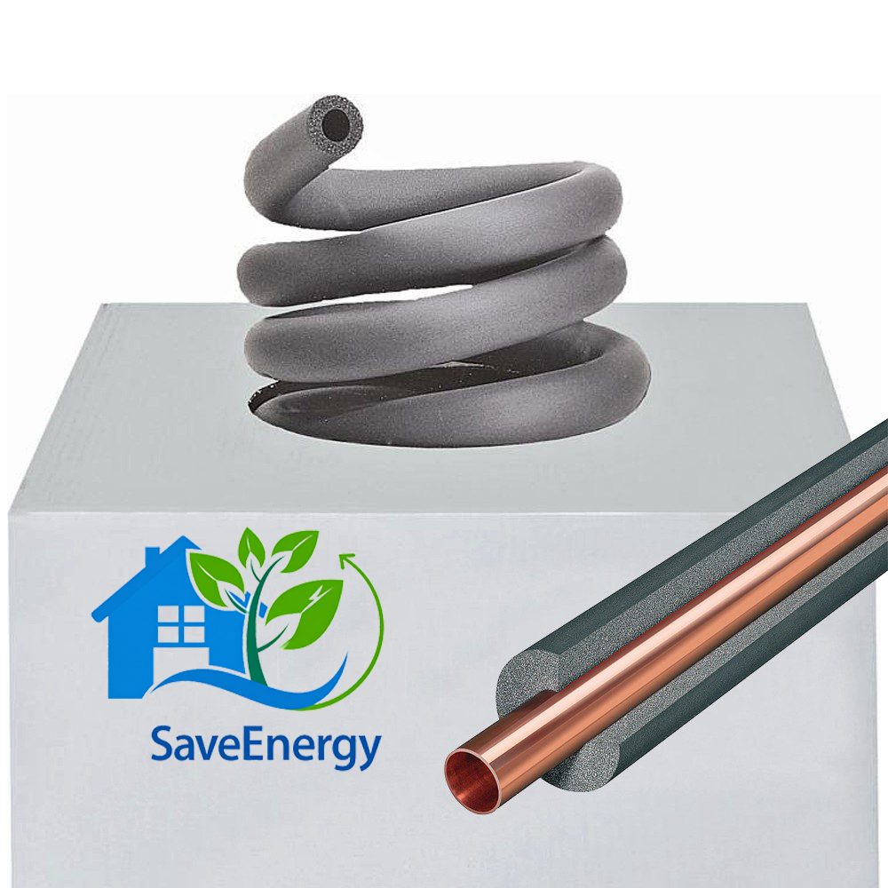 Isolierschlauch EnEV-konform 10 mm Dämmstärke 16 m / 22 m / 30 m Hochflexible Rohrisolierung aus Elastomerschaum