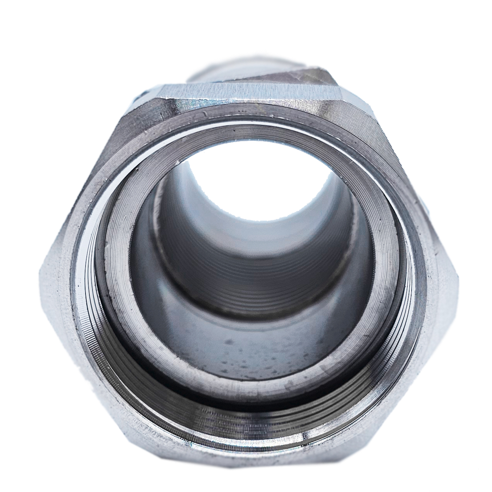 Edelstahlwellrohr 1 1/4" IG/AG – ausziehbar 110–210 mm – Edelstahl AISI 316L – formstabil, flexibel, inkl. Dichtungen – für Heizung, Solar, Industrie