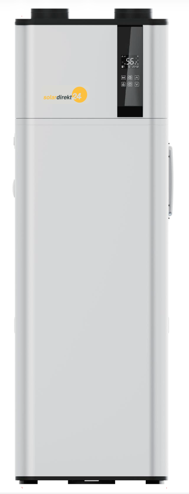 Eurotherm HP250-G1 Brauchwasserwärmepumpe R290 A+ Warmwasser-Wärmepumpe mit 250 Liter Speicher