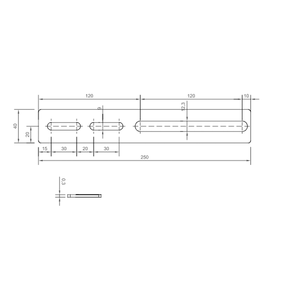 SUNBALLAST 2er-Set NO-FLEX Aluminumplatte Verstärkungselement für große Module - 0% MwSt.