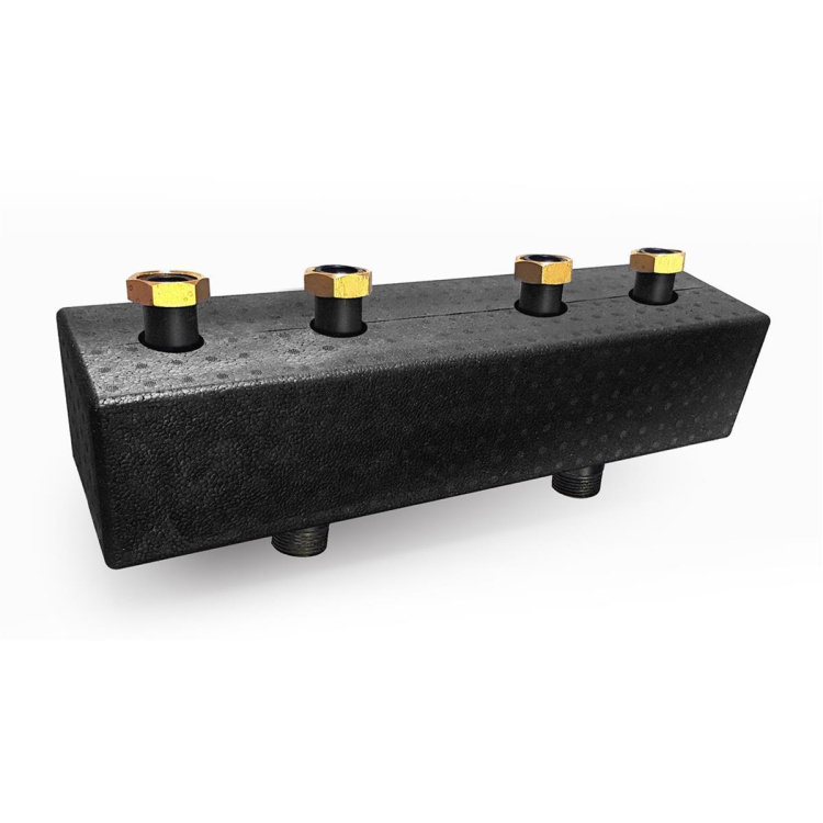 Heizkreisverteiler Verteilerbalken für zwei Heizkreissets DN 25 125 mm