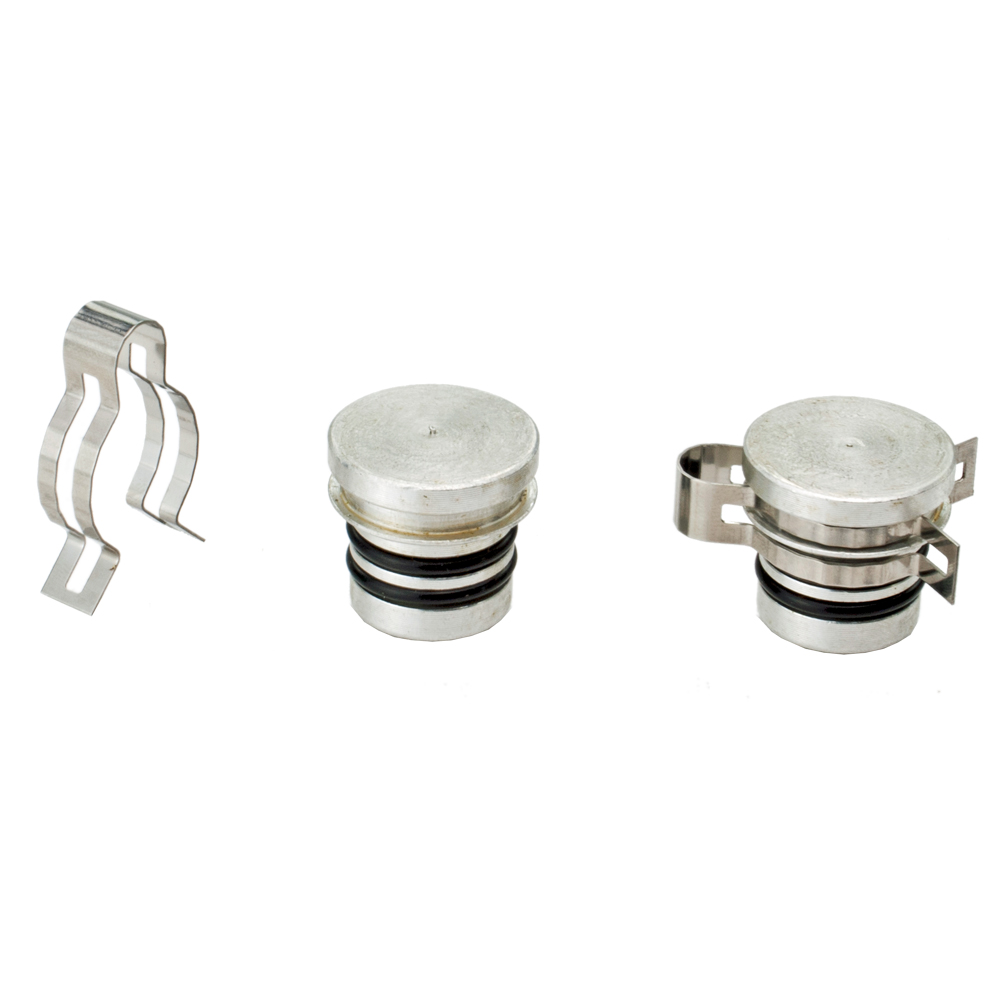 2er-Set STI Aluminium Verschlussdeckel Smart Lock System