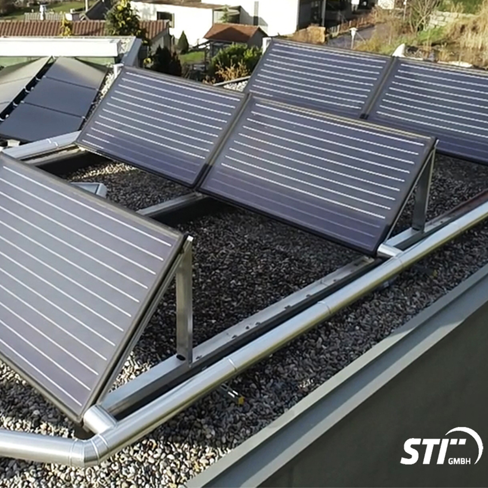 STI Hochleistungs-Flachkollektor FKF 240 Sonnenkollektor Solarthermie-Kollektor