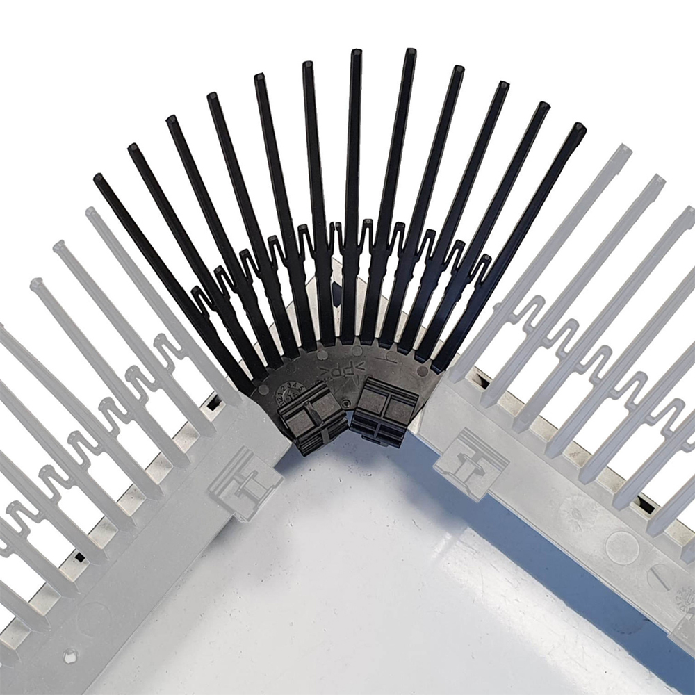 Birdstop Eckstück H: 12cm Vogelschutz für Solaranlagen – Marderschutz für PV-Module & Dach Birdstop Eckstück H: 12cm Vogelschutz für Solaranlagen – Marderschutz für PV-Module & Dach