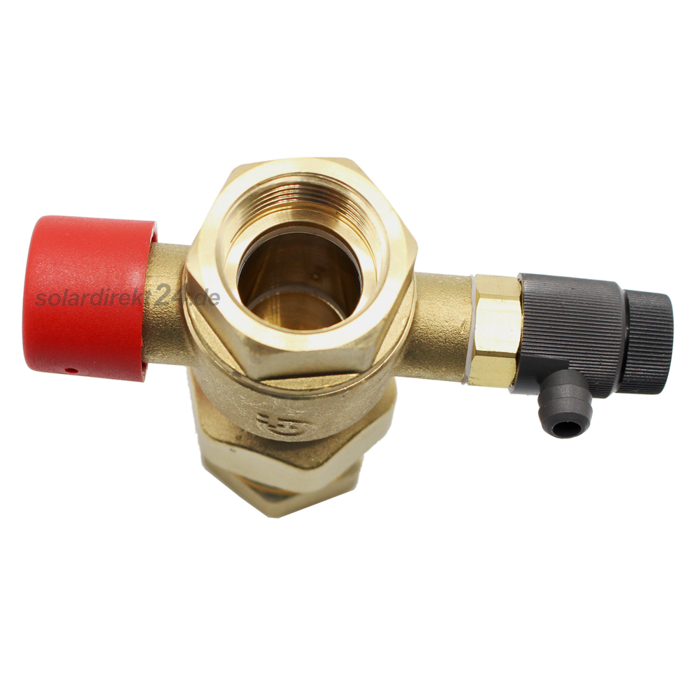 Caleffi Kappenventil 3/4 oder 1 Zoll Absperrventil Entleerungsventil Wartungsventil