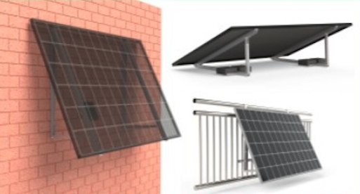 Universal-Montage-Set – Solarmodule & Balkonkraftwerke geeignet für Balkon-, Wand- und Flachdachmontage