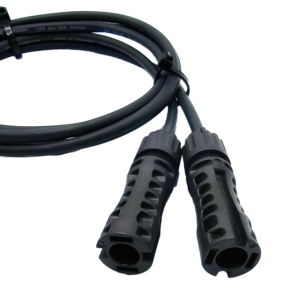 Solar Verlängerungskabel mit MC4-Steckverbindern – IBC FlexiSun 1x4mm² Schwarz - 0% MwSt.