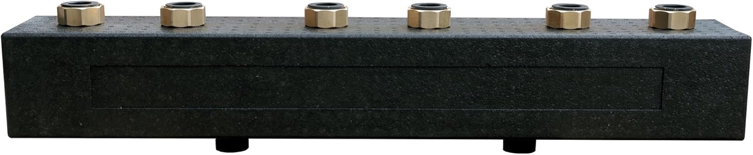 Heizkreisverteiler Verteilerbalken für drei Heizkreissets DN 25 125 mm