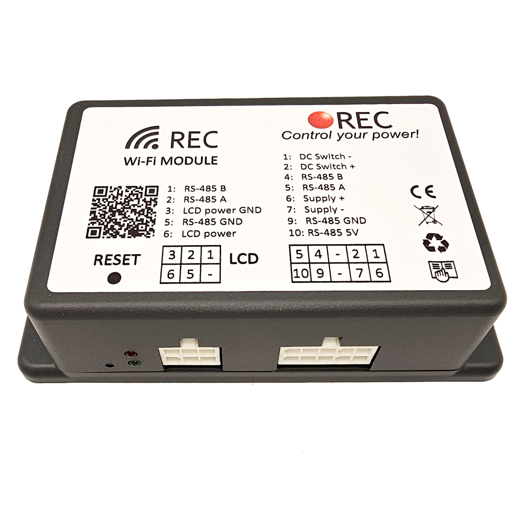 WiFi / WLAN Modul für alle REC BMS-Systeme - Live-Visualisierung Ihrer Batterieparameter - 0% MwSt.