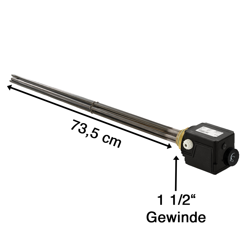 MyPV Elektroheizstab 9kW Gewinde 1 1/2" regelbar mit AC-Thor 9s Manager MyPV Elektroheizstab 9kW Gewinde 1 1/2" regelbar mit AC-Thor 9s Manager