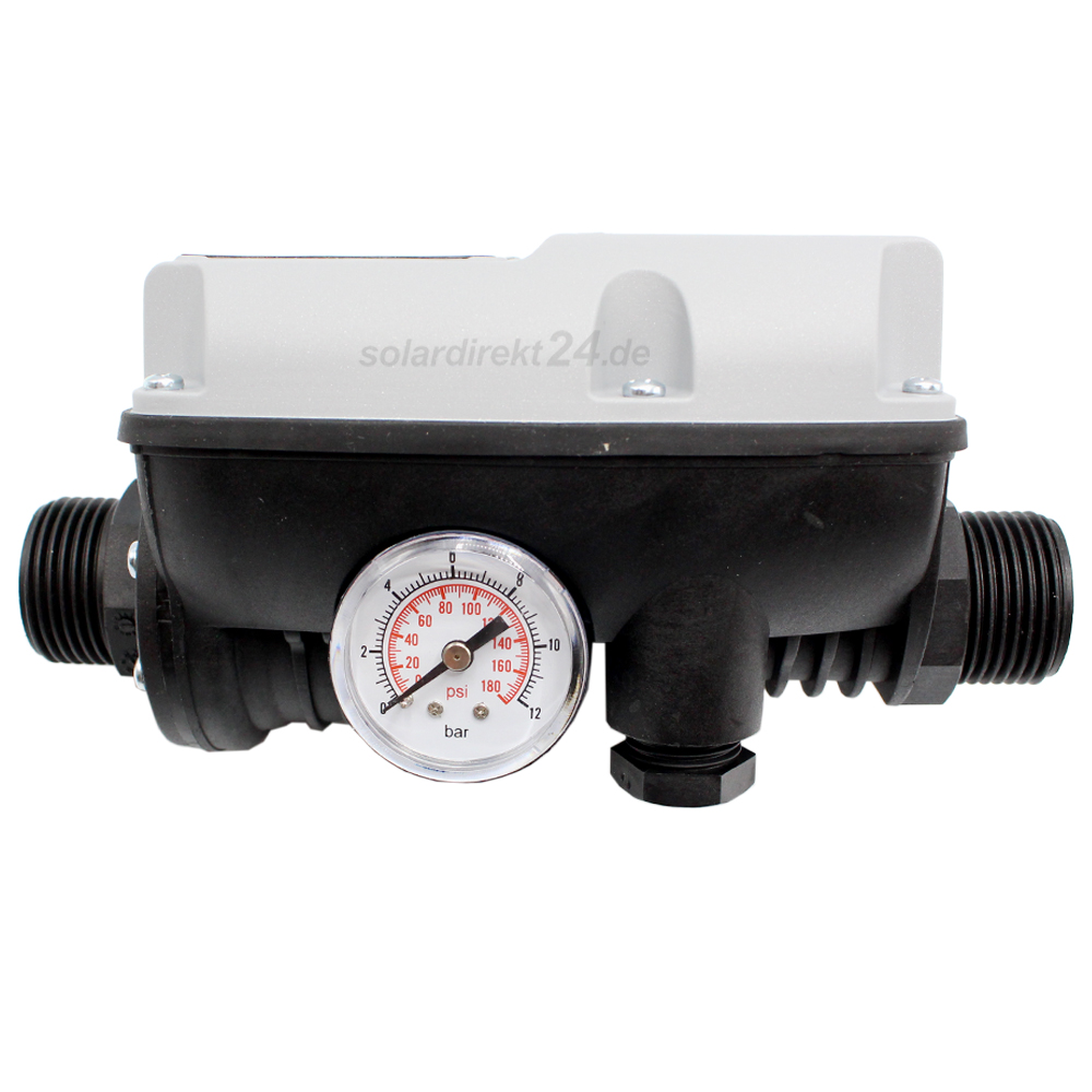 Brio-02 Italtecnica Brio 2000 Pumpensteuerung elektronischer Druckschalter Steuersystem mit Manometer