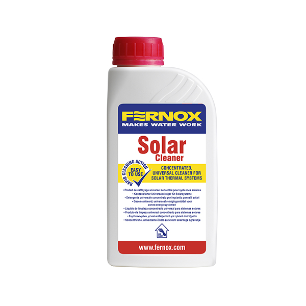 Fernox Solar Cleaner C 500 ml – Spezialreiniger für Solarthermieanlagen, entfernt Glykolreste, Schlamm, Kalk und Ablagerungen