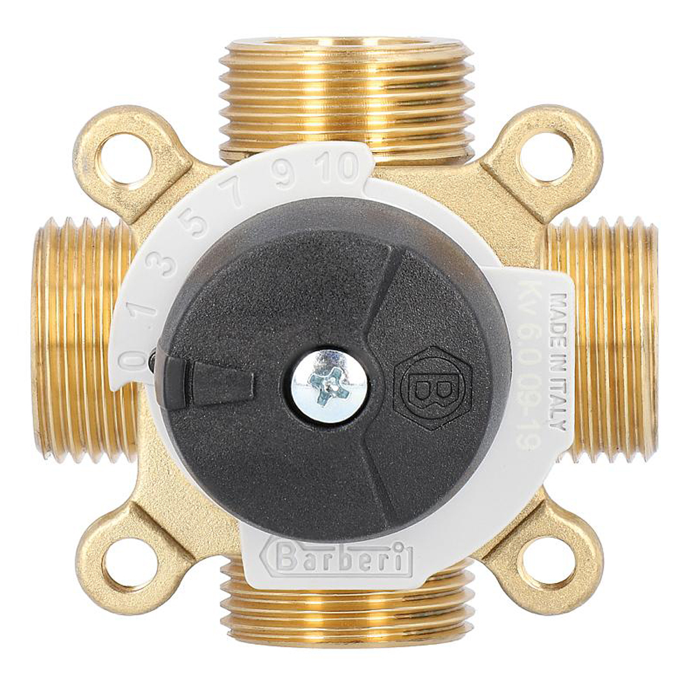 9000886-01 4-Wegemischer Easyflow DN25 AG – KV6,0 Typ 451 Mischventil Umschaltventil