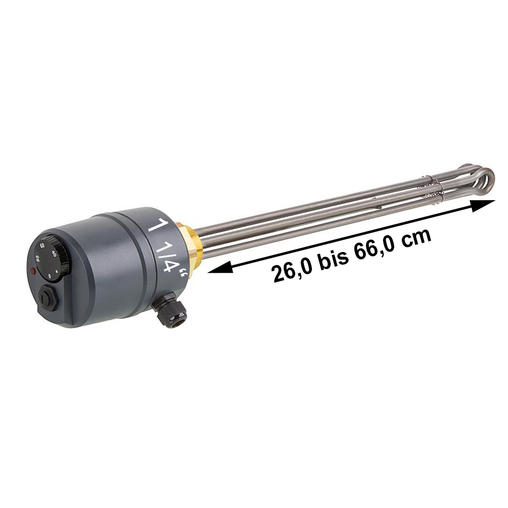 Elektroheizstab 3.0 KW bis 9.0 kW DN32 (1 1/4") Einschraubheizkörper Heizstab Heizpatrone