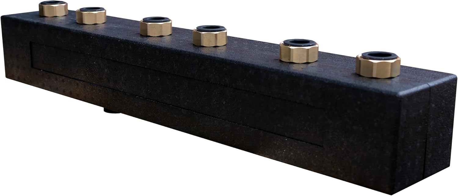 Heizkreisverteiler Verteilerbalken für drei Heizkreissets DN 25 125 mm