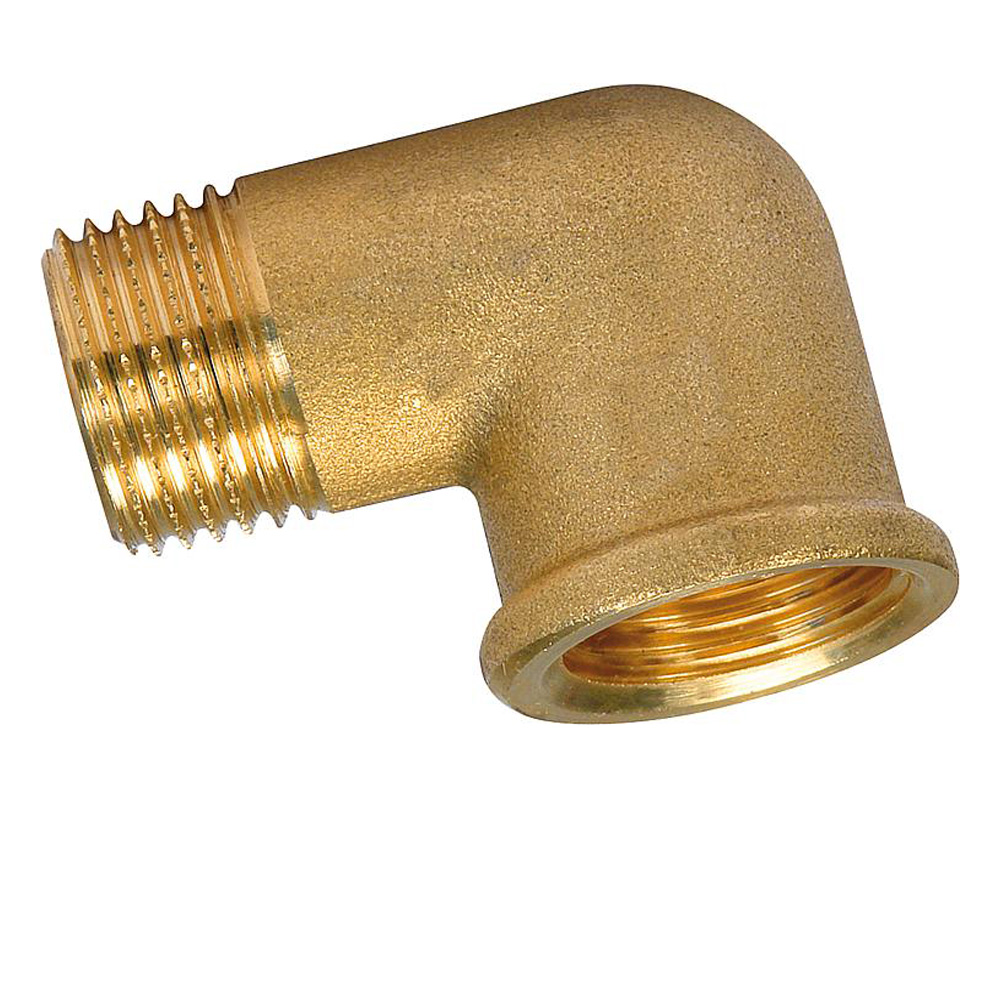9008105-01 90° Messing Winkel 3/8" - DN10 Innengewinde/Außengewinde