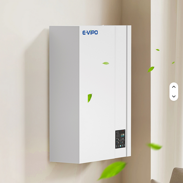 E-VIPO Luftfilter Wandmontiertes Lüftungssystem saubere Frischluft im Innenbereich - ERV - 150 m³/h