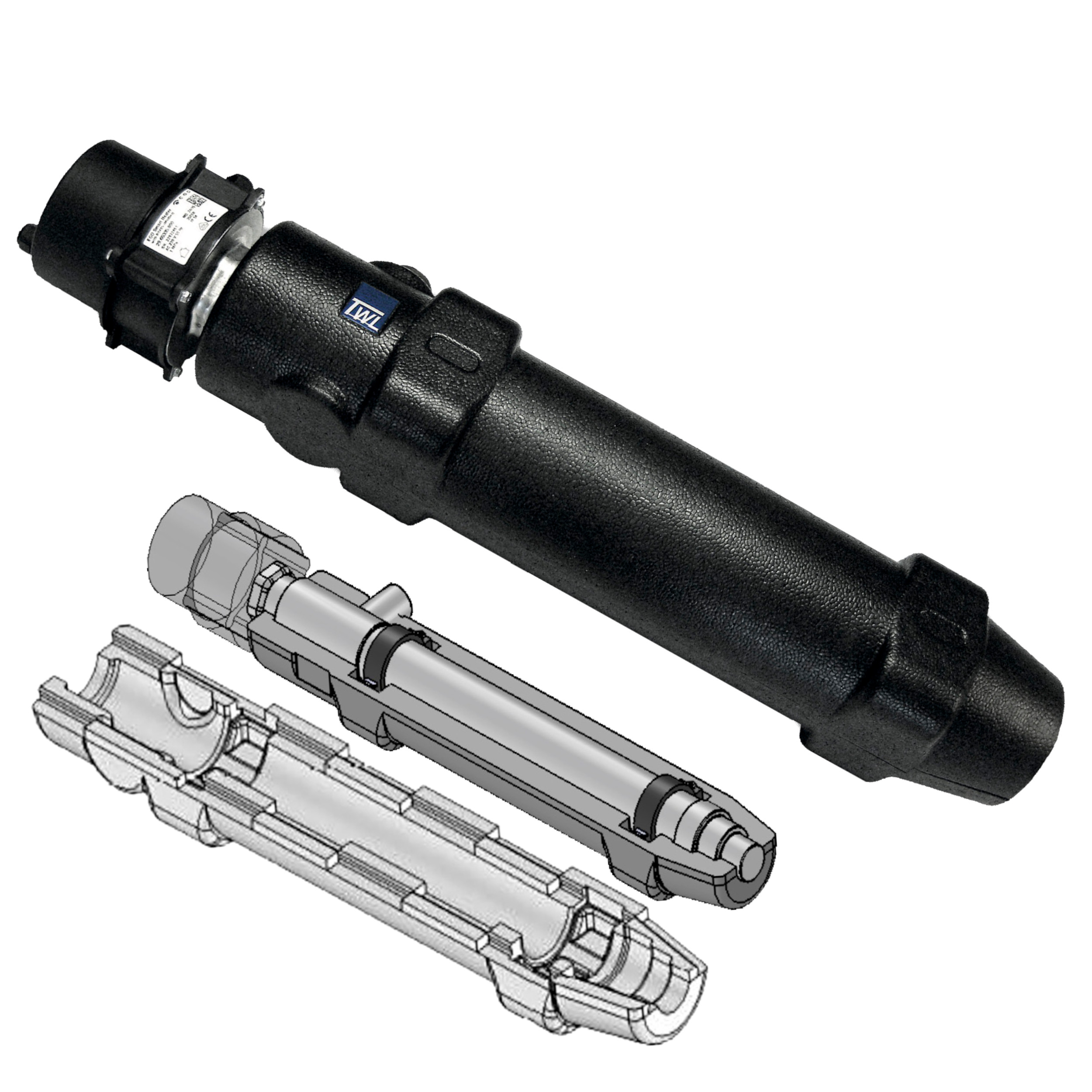 effectheater-04 EffectHeater® AC Externer Heizstab 2–6 kW Schnelle Brauchwasser‑ & Heizungsunterstützung 1" IG  Legionellen‑Prävention Nachrüstbar für alle Speicher